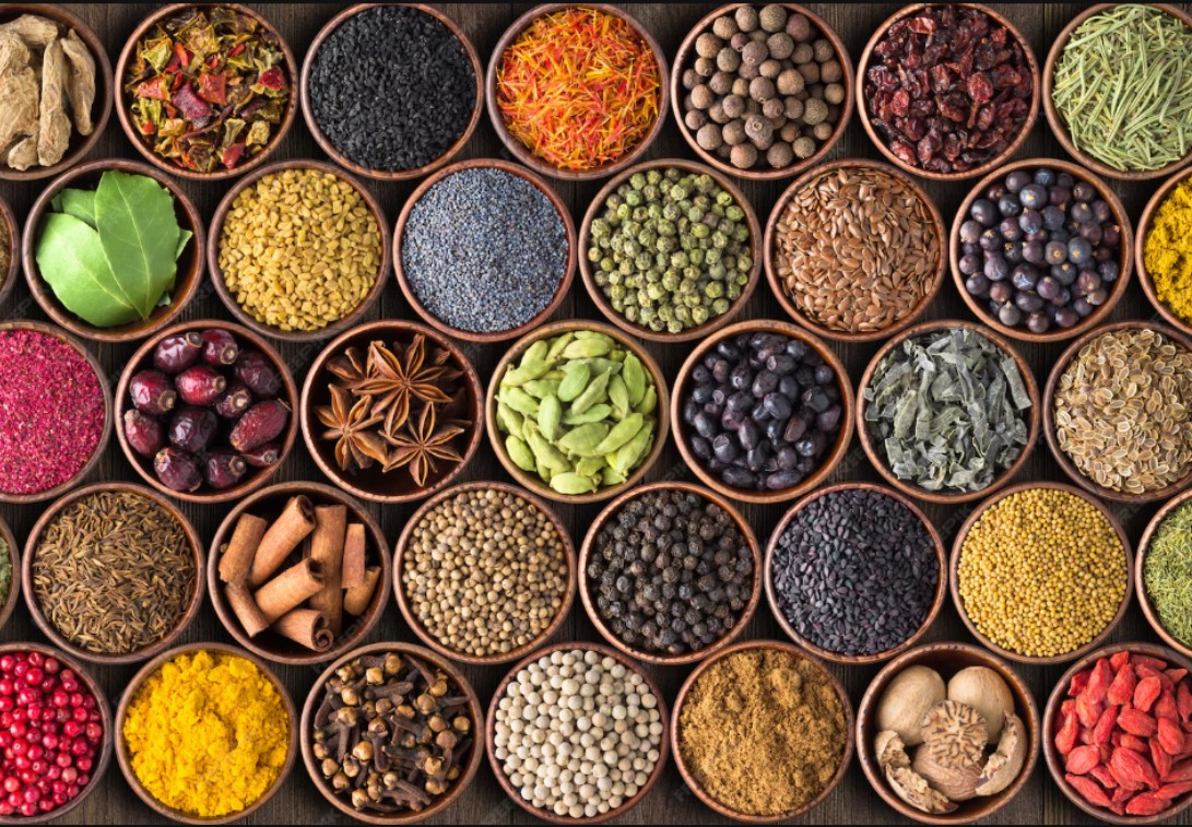 Spices and foodstuffs export